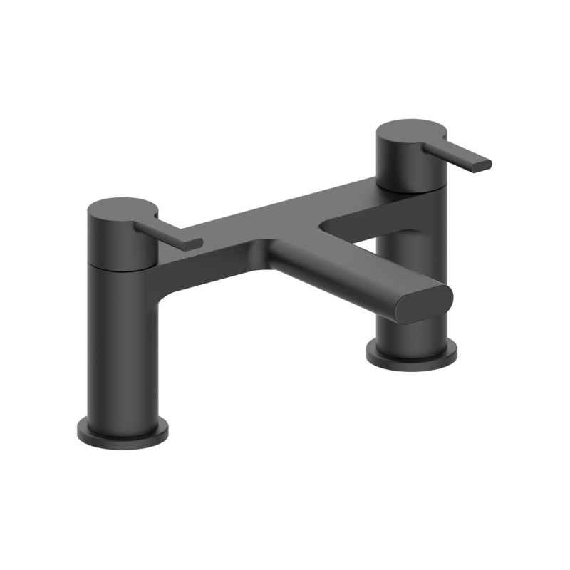 Castle Bathroom Taps in Matt Black